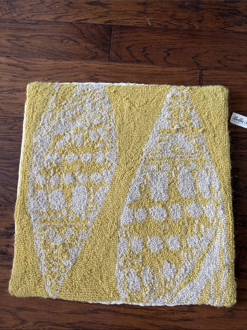 Yellow Patterned Decorative pillow covers   (Pair)